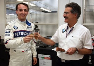 Robert Kubica jeszcze jako kierowca BMW 